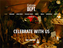 Tablet Screenshot of cateringdept.co.nz